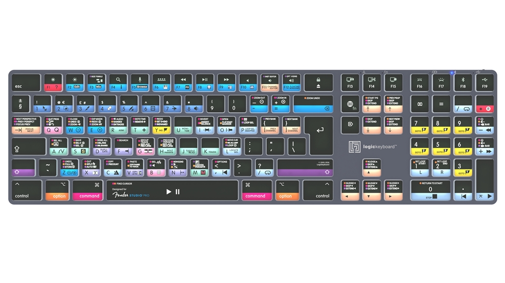 Fender Studio Pro<br>TITAN Wireless Backlit Keyboard - Mac<br>UK English